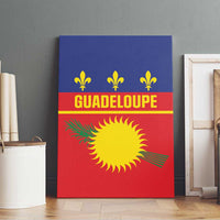 Guadeloupe Canvas Wall Art Rejyon Gwadloup Red Version