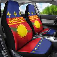 Guadeloupe Car Seat Cover Rejyon Gwadloup Red Version