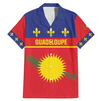 Guadeloupe Family Matching Mermaid Dress and Hawaiian Shirt Rejyon Gwadloup Red Version