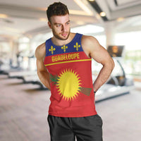 Guadeloupe Men Tank Top Rejyon Gwadloup Red Version