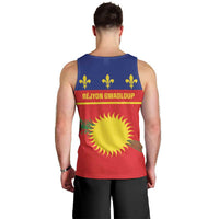 Guadeloupe Men Tank Top Rejyon Gwadloup Red Version