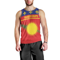 Guadeloupe Men Tank Top Rejyon Gwadloup Red Version