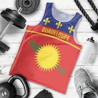 Guadeloupe Men Tank Top Rejyon Gwadloup Red Version
