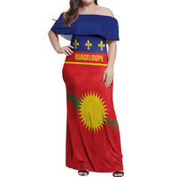 Guadeloupe Off Shoulder Maxi Dress Rejyon Gwadloup Red Version