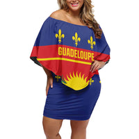 Guadeloupe Off Shoulder Short Dress Rejyon Gwadloup Red Version