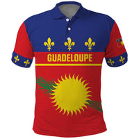 Guadeloupe Polo Shirt Rejyon Gwadloup Red Version