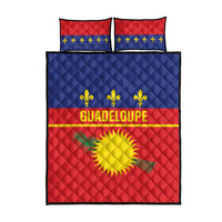 Guadeloupe Quilt Bed Set Rejyon Gwadloup Red Version