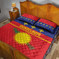 Guadeloupe Quilt Bed Set Rejyon Gwadloup Red Version