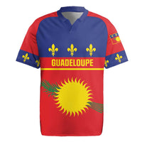 Guadeloupe Rugby Jersey Rejyon Gwadloup Red Version