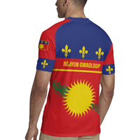 Guadeloupe Rugby Jersey Rejyon Gwadloup Red Version