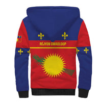 Guadeloupe Sherpa Hoodie Rejyon Gwadloup Red Version