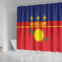 Guadeloupe Shower Curtain Rejyon Gwadloup Red Version