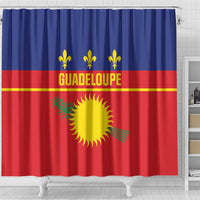 Guadeloupe Shower Curtain Rejyon Gwadloup Red Version