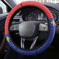 Guadeloupe Steering Wheel Cover Rejyon Gwadloup Red Version