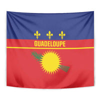 Guadeloupe Tapestry Rejyon Gwadloup Red Version
