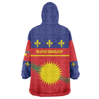 Guadeloupe Wearable Blanket Hoodie Rejyon Gwadloup Red Version