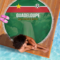 Football Guadeloupe Green Beach Blanket Les Gwada Boy Go Champions