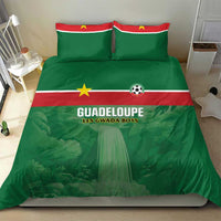 Football Guadeloupe Green Bedding Set Les Gwada Boy Go Champions
