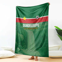 Football Guadeloupe Green Blanket Les Gwada Boy Go Champions