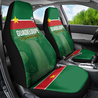 Football Guadeloupe Green Car Seat Cover Les Gwada Boy Go Champions
