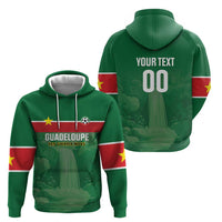 Custom Football Guadeloupe Green Hoodie Les Gwada Boy Go Champions