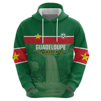 Custom Football Guadeloupe Green Hoodie Les Gwada Boy Go Champions