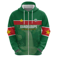 Custom Football Guadeloupe Green Hoodie Les Gwada Boy Go Champions