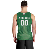 Custom Football Guadeloupe Green Men Tank Top Les Gwada Boy Go Champions