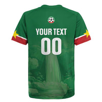 Custom Football Guadeloupe Green Rugby Jersey Les Gwada Boy Go Champions