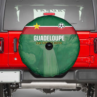 Football Guadeloupe Green Spare Tire Cover Les Gwada Boy Go Champions