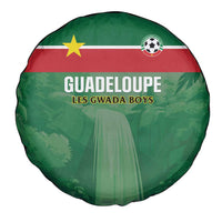 Football Guadeloupe Green Spare Tire Cover Les Gwada Boy Go Champions