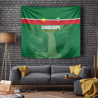 Football Guadeloupe Green Tapestry Les Gwada Boy Go Champions