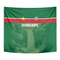 Football Guadeloupe Green Tapestry Les Gwada Boy Go Champions