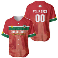 Custom Football Guadeloupe Red Baseball Jersey Les Gwada Boy Go Champions