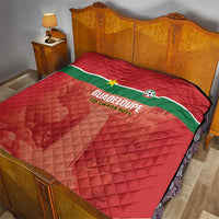 Football Guadeloupe Red Quilt Les Gwada Boy Go Champions