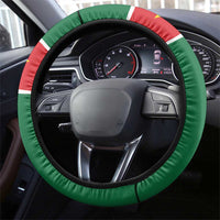 Football Guadeloupe Red Steering Wheel Cover Les Gwada Boy Go Champions