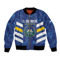 Custom El Salvador Football Bomber Jacket La Selecta Go Champions