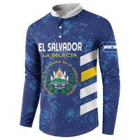 Custom El Salvador Football Button Sweatshirt La Selecta Go Champions
