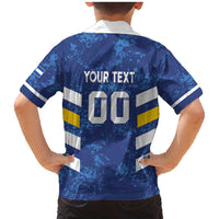 Custom El Salvador Football Family Matching Mermaid Dress and Hawaiian Shirt La Selecta Go Champions