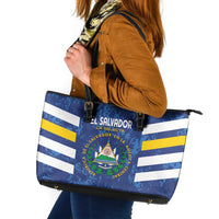 El Salvador Football Leather Tote Bag La Selecta Go Champions