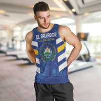 Custom El Salvador Football Men Tank Top La Selecta Go Champions