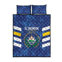 El Salvador Football Quilt Bed Set La Selecta Go Champions