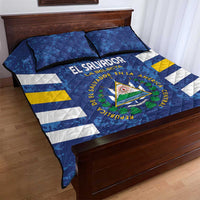 El Salvador Football Quilt Bed Set La Selecta Go Champions