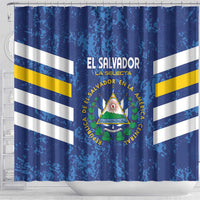 El Salvador Football Shower Curtain La Selecta Go Champions