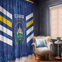 El Salvador Football Window Curtain La Selecta Go Champions