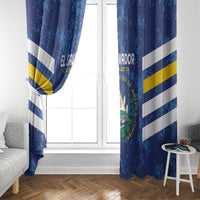 El Salvador Football Window Curtain La Selecta Go Champions