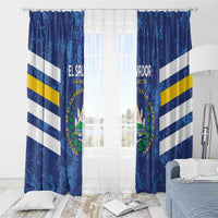 El Salvador Football Window Curtain La Selecta Go Champions