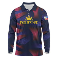 Custom Philippines 2026 Football Long Sleeve Polo Shirt Laban Pilipinas