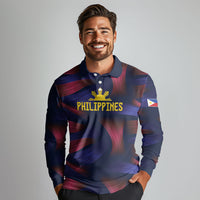 Custom Philippines 2026 Football Long Sleeve Polo Shirt Laban Pilipinas
