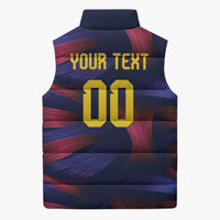 Custom Philippines 2026 Football Sleeveless Puffer Jacket Laban Pilipinas